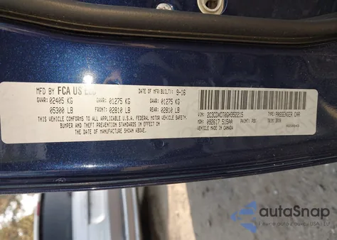 2016 Dodge Charger R/T из США, поврежденный, VIN 2C3CDXCT0GH352215